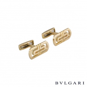 Bvlgari 18k Yellow Gold Parentesi Cufflinks?